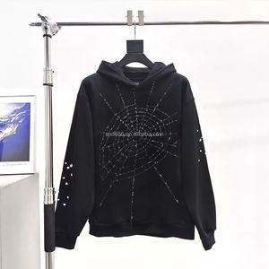 Sweat à capuche imprimé bouffant <span class=keywords><strong>Beluga</strong></span> rouge personnalisé Streetwear gothique pour hommes Sweat-shirt de haute qualité en coton de 420 grammes - Product Image 2