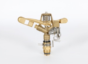 Arroseur <span class=keywords><strong>agricole</strong></span> 3/4, partie de l'irrigation par aspersion, arroseur circulaire en laiton, arroseur à impulsion en laiton - Product Image 2