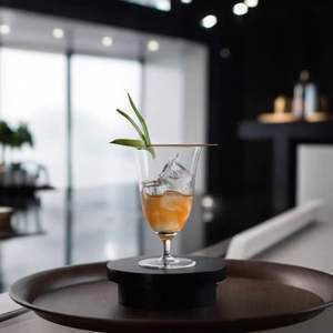 <span class=keywords><strong>Gobelet</strong></span> en verre cristal BAMBUS ultra-fin, fait main, gravé motif traînée d'étoiles, créatif, pour cocktails, boissons et desserts - Product Image 2