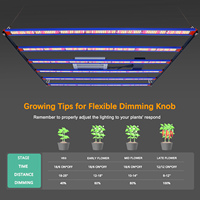 650W spectre complet High Par led élèvent la lumière LM301H uv ir dimmable led élèvent des lumières pour l'horticulture hydroponique plante d'intérieur