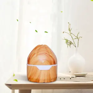 Elettrodomestici unici umidificatore a grana di legno lampada da tavolo a led umidificatore a led multicolore per soggiorno di casa