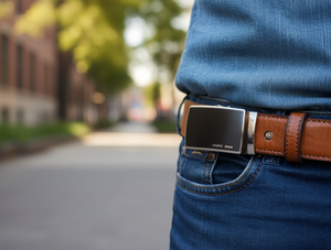 CHARTC Belt Buckle 5.0cm <b>Zinc</b> <b>Plate</b> Formal Style SEKLO 09 - Product Image 2