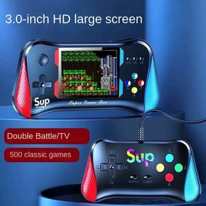 <span class=keywords><strong>Console</strong></span> de jeu portable X7M, arcade rétro, 500 jeux en 1, grand écran, manette sans fil, carte TF 32 Go, extension, deux joueurs pour - Product Image 2