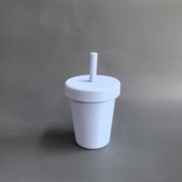 Gobelet pour tout-petits en acier inoxydable sans BPA avec paille, anti-fuite, gobelet pour bébés, vente en gros de gobelets pour enfants