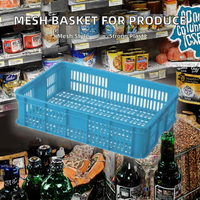 610*150 Paniers en plastique maillé de qualité alimentaire, empilables, légers, solides, durables et écologiques, de la marque JINDU, personnalisables
