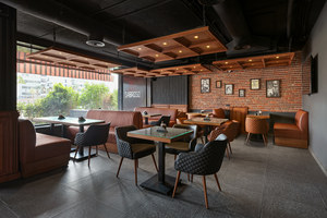 Diseño Interior de Barbería Retro, Decoración de Salón de Hombres Modernos, Fancy Barbershop Furniture Builder, Muebles de Cafetería de Madera - Product Image 6