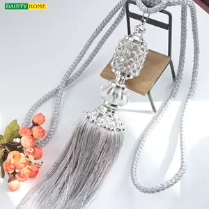 Bán buôn thiết kế mới handmade pha lê Rèm tua Tieback OEM/ODM