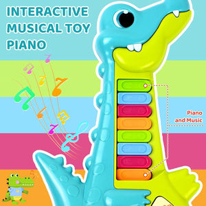 Instrumentos Musicales de Juguete, Múltiples Modos, <span class=keywords><strong>Piano</strong></span> de Dinosaurio, Guitarra, Regalos de <span class=keywords><strong>Cumpleaños</strong></span>, Kit de Guitarra Eléctrica, Juguetes Educativos para Niños Pequeños - Product Image 3