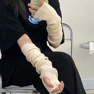 Guantes sin Dedos Unisex de Moda Casual, Calentadores de Brazo Largos Tejidos, Accesorios de Lana para el Verano, Uso Diario y Deportes - Product Image 2