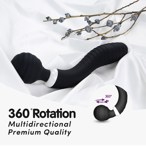 Vibrador Dildo Multifrecuencia <span class=keywords><strong>de</strong></span> Doble Extremo AITE, Varita AV con Doble Vibración 100% Impermeable IPX7 para Vagina/Anal/Oral/Pezones <span class=keywords><strong>de</strong></span> Mujer - Product Image 4