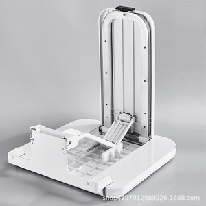 Baiyurui <b>Folding</b> Wall <b>Stool</b> 150kg Plastic <b>Shower</b> Chair Bathroom Safety Equipment - Product Image 3