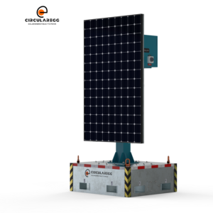 Torre de Seguridad Solar GD460 en Stock para Aplicaciones en Carreteras con Sistema de Batería de 25.6V - Product Image 3