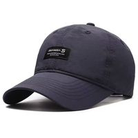 Gorra de Béisbol de PVC Curvada, Estilo Deportivo, Transpirable, Impermeable, Unisex, Ajustable, con Hebilla Metálica, para Uso en Exteriores en las Cuatro Estaciones, con Bordado