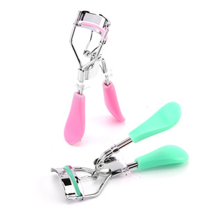 Recourbe-cils avec manche en plastique, angle large, recourbe-cils naturel, pince à cils portable, outil de maquillage pour les yeux, logo personnalisé OEM - Product Image 3