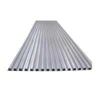 Pièces d'échangeur de chaleur à ailettes, radiateur en alliage d'aluminium, ailettes ondulées corruguées, turbulateur