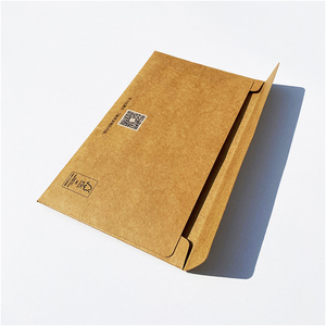 Enveloppe postale en carton kraft recyclé 100% épais personnalisée Solution d'emballage professionnel vert biodégradable - Product Image 1