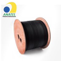 Cable de Fibra Óptica para Exteriores con Mensajero de Acero, 1/2/6 Núcleos, G657A2, Cable de Fibra Óptica FTTH
