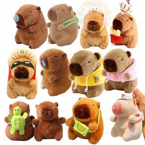 Simulation <b>Anime</b> Fluffy Capibara Plushie Large Stuffed Animal Capibara Que Respira Realistic Soft Toy with <b>Keychain</b> for Children - Product Image 5