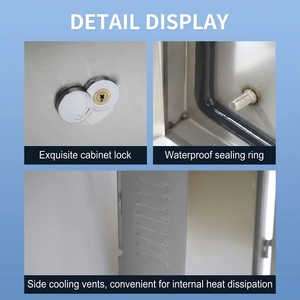 Boîtier de distribution électrique 8 voies en acier inoxydable CE 304, étanche IP65 pour extérieur, 730x850x160, pour <span class=keywords><strong>appartement</strong></span> - Product Image 3