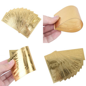 Dinero <span class=keywords><strong>de</strong></span> colección <span class=keywords><strong>de</strong></span> alta calidad, dinero <span class=keywords><strong>de</strong></span> aluminio dorado <span class=keywords><strong>de</strong></span> 24k, decoración <span class=keywords><strong>de</strong></span> billetes, 100 dólares - Product Image 5