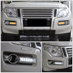 Feux de jour à LED DRL avec clignotants et feux antibrouillard pour Mitsubishi Pajero V93 V97 Montero <span class=keywords><strong>Shogun</strong></span> 2015 2016 2017 2018 2019 - Product Image 2