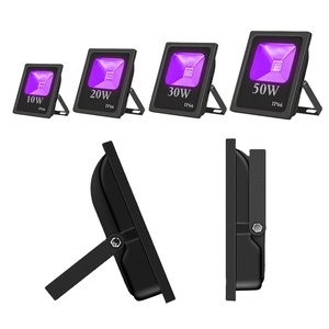 Projecteur noir UV, haute puissance, étanche, IP66, 30W ou 50W, avec prise, éclairage à large faisceau pour décorer la scène de la fête - Product Image 3