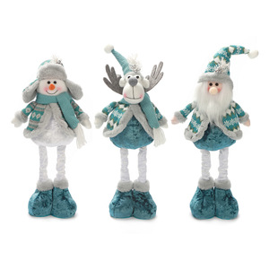 Figuras Navideñas Extensibles de Santa Claus, Muñeco de Nieve y Reno para Decoración de Ventanas y Hogar, Dropshipping Shopify - Product Image 1