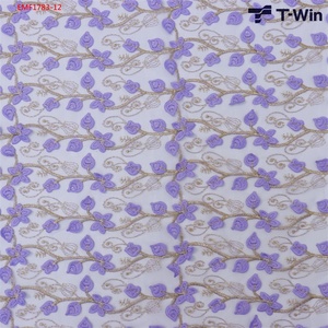 Telas bordadas al por mayor de China se pueden personalizar colores Tela De Encaje Bordado Cultura <span class=keywords><strong>Maya</strong></span> Vestidos Decoración Tela De Encaje - Product Image 4