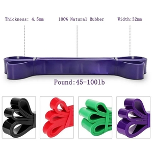 Bande d'assistance à la traction avec logo personnalisé <span class=keywords><strong>Bandes</strong></span> de force pour le <span class=keywords><strong>fitness</strong></span> <span class=keywords><strong>Bandes</strong></span> de résistance extensibles en latex pour la salle de sport et l'extérieur - Product Image 3