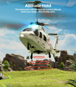 SYMA S53H Hélicoptère de sauvetage RC avec système de protection amélioré, blanc - Product Image 3