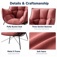 Canapé de salon moderne en gros avec structure en fer et revêtement en tissu, plusieurs couleurs, pour salon et bureau, approvisionnement direct usine