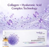 Sérum Lyophilisé OEM 20mg * 5 Flacons à base d'Hyaluronate de Sodium et de Collagène Recombinant pour Soin Réparateur Cutané