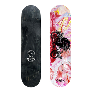 Planche de skateboard professionnelle en bois d'érable canadien, type cruiser fish, avec graphismes de haute qualité, planches pro complètes. - Product Image 6