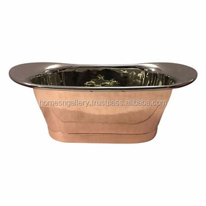 Baignoire en laiton et cuivre brillant pour bébé, Design moderne de haute qualité, fabriqué en inde au prix de gros - Product Image 6