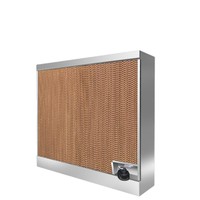 Système de refroidissement par évaporation d'eau industriel de haute qualité avec pompe à eau et ventilation pour élevages de volailles, de porcs et de bétail