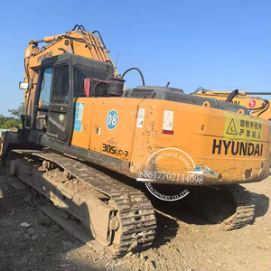 รถขุดไฮดรอลิกฮุนได 305LC-7 สำหรับงานเหมือง งานดิน และงานก่อสร้างขนาดใหญ่ เช่น การพัฒนาโครงสร้างพื้นฐาน และโครงการอุตสาหกรรม - Product Image 1
