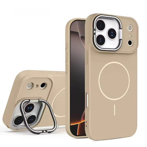 Coques <span class=keywords><strong>de</strong></span> téléphone magnétiques ultra-fines à finition mate givrée pour <span class=keywords><strong>iPhone</strong></span> 17 Air, 16, 15, 14, 13 Pro Max avec support d'appareil photo et <span class=keywords><strong>coque</strong></span> arrière - Product Image 6