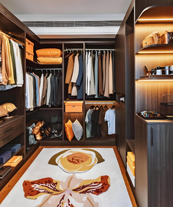 ตู้เสื้อผ้าแบบสั่งทำพิเศษจากโรงงาน ขายตรง ตู้เสื้อผ้าแบบเต็มผนังสำหรับโรงแรม ประตูบานเลื่อนหรูหรา ตู้เสื้อผ้าแบบวอ<span class=keywords><strong>ล</strong></span>์กอินพร้อมชั้นวางของ - Product Image 4