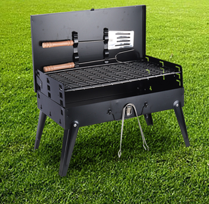 Parrilla Portátil <span class=keywords><strong>de</strong></span> Carbón <span class=keywords><strong>de</strong></span> Acero Inoxidable, Apta para Acampar, Hacer Picnic y Uso al Aire Libre con Pinza para Carbón - Product Image 5