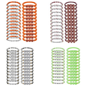 ชุดสร้อยข้อมือฟุตบอล 21 ซม. ยางรัดผมสุดเก๋ ของขวัญสำหรับแฟนกีฬา - Product Image 1