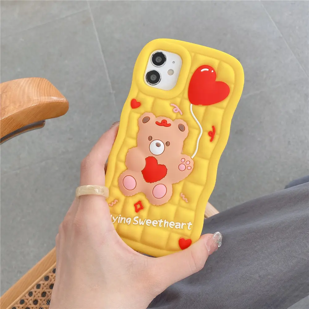 เคสโทรศัพท์ซิลิโคนลายน่ารักสำหรับ iPhone XS MAX