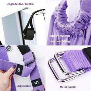 Correa de estiramiento de piernas ZJ con anclaje para puerta, entrenador de flexibilidad, asistencia para arqueos para danza, yoga aéreo, <span class=keywords><strong>ballet</strong></span> y ejercicio. - Product Image 5