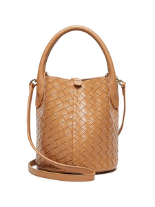 Borsa a tracolla a secchiello intrecciato da donna con borsa a tracolla personalizzata all'ingrosso, contattaci per il <span class=keywords><strong>catalogo</strong></span> 5A - Product Image 2