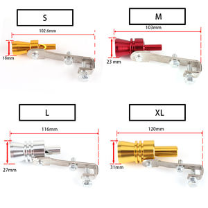 改装汽车附件-涡轮声哨消声器排气S/<span class=keywords><strong>M</strong></span>/L/XL发声器-涡轮声尾排气哨 - Product Image 5