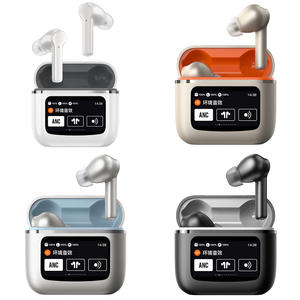 工場卸売 スマートタッチスクリーン ワイヤレスイヤホン ノイズキャンセリング 音楽 インイヤーイヤホン LEDデジタルディスプレイ ヘッドホン - Product Image 2