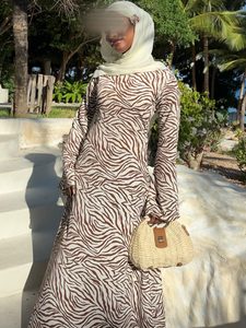 <span class=keywords><strong>Robe</strong></span> Abaya d'été respirante en polyester pour femmes musulmanes Mexizo, style Dubaï, mode islamique modeste, <span class=keywords><strong>robe</strong></span> longue - Product Image 2