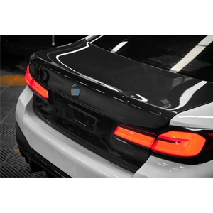 Labio de maletero trasero de fibra de carbono Real estilo OEM para <span class=keywords><strong>BMW</strong></span> 5 Series G30 2018 + modelo de coche parachoques delantero actualización Bodykit nueva condición - Product Image 1