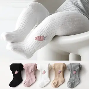 Leggings in maglia spessa calze collant in cotone per collant bambina neonato