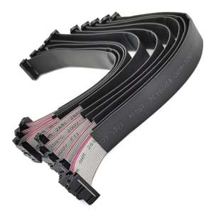 IDC kabel pita datar PVC tembaga timah 2.54mm 2 * 8Pin untuk peralatan elektronik mobil kabel Internal - Product Image 3