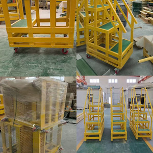 Échelle multi-étagères isolée en PRV stable et portable pour poste de transformateur - Product Image 1